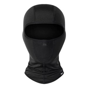 Cagoule moto noire chaude unisexe