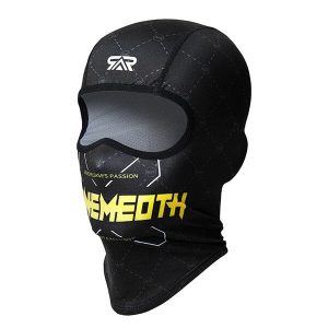 Cagoule moto noire respirante