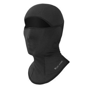 Cagoule noire soie respirante