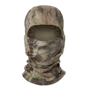 Cagoule camouflage unisexe respirante