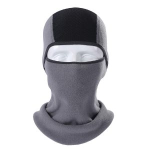 Cagoule polaire gris 1 trou