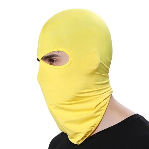 Cagoule jaune respirante 2 trous