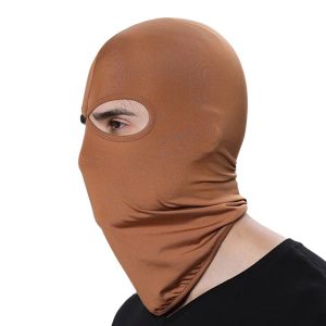 Cagoule marron activités plein air