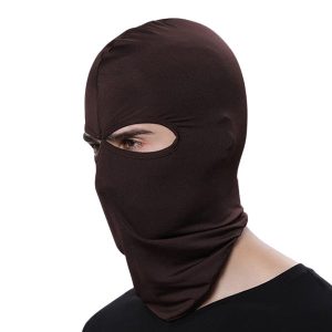 Cagoule polyester marron-foncé respirante