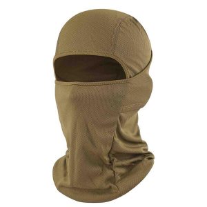Cagoule Marron Polyester Élastique