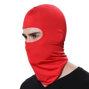 Cagoule Rouges Motard Tissu Souple