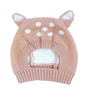 Cagoule bébé rose à oreilles