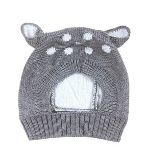 Cagoule Bébé Grise Avec Oreilles