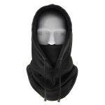 Cagoule capuche noire polyvalente