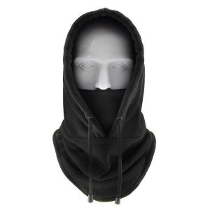Cagoule capuche noire polyvalente