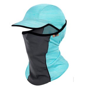 Cagoule casquette turquoise unisexe