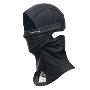 Cagoule noire sport cheveux longs