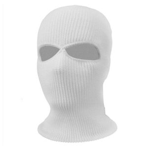 Cagoule blanche respirante en polyester