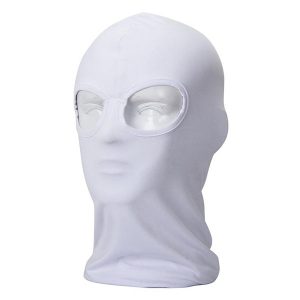 Cagoule moto blanche chouette