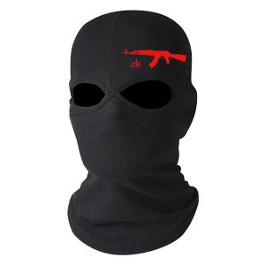 Cagoule noire kalachnikov polyester