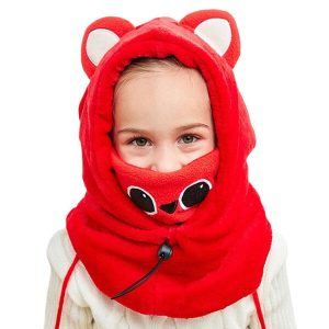 Cagoule Coton Rouge Enfant