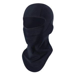 Cagoule noire coupe-vent unisexe