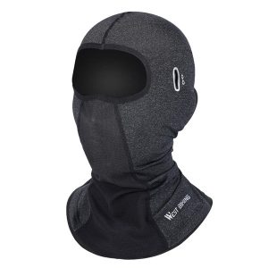 Cagoule noire hiver unisexe