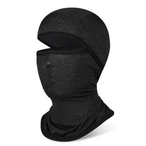 Cagoule cycliste soie noire