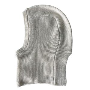 Cagoule Blanche Tricot Femme
