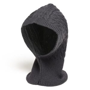 Cagoule Femme Gris Foncé Confort