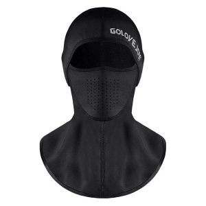 Cagoule noire polaire unisexe