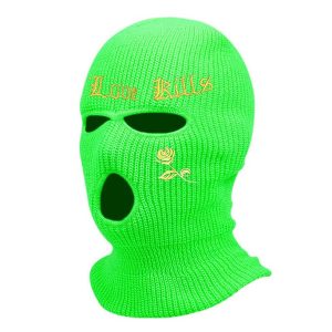 Cagoule verte fluo hip hop