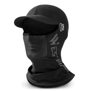 Cagoule casquette unisexe noire
