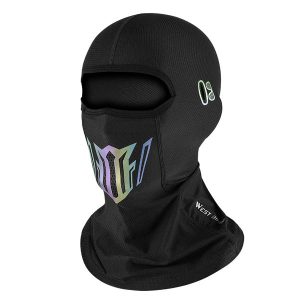 Cagoule vélo soie noire