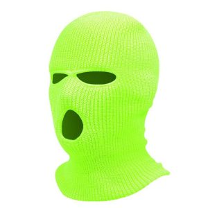 Cagoule jaune fluo hiver