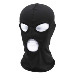 Cagoule moto noire respirante