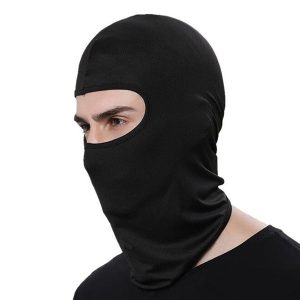 Cagoule moto noire respirante