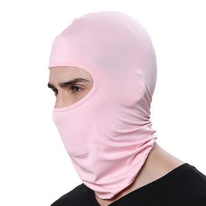 Cagoule rose moto unisexe
