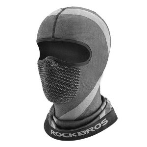 Cagoule moto gris unisexe