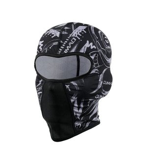 Cagoule moto lycra noire