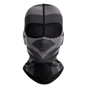 Cagoule moto noire respirante