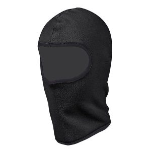 Cagoule enfant noire polaire