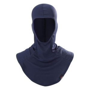 Cagoule bleue ouverte unisexe
