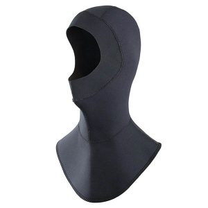 Cagoule néoprène noire sport d'eau