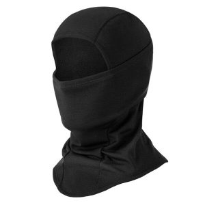 Cagoule noire polaire unisexe