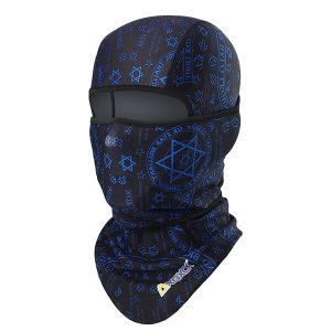 Cagoule polaire noire ski unisexe