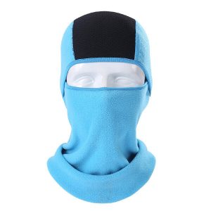 Cagoule Polaire Bleu-ciel Hiver