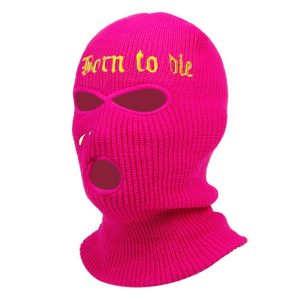 Cagoule rose fluo unisexe