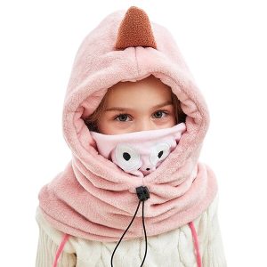 Cagoule rose coton enfant