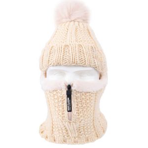 Cagoule beige ski respirante