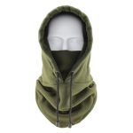 Cagoule polaire kaki mixte