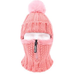 Cagoule Rose Ski Fermeture Éclair