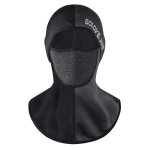 Cagoule polaire ski noir-gris