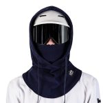 Cagoule snowboard bleue polaire