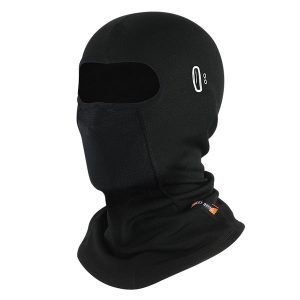 Cagoule polaire noire hivernale
